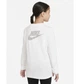 Детский лонгслив Nike Big Kids Long-Sleeve T-Shirt M Белый DM3456-100 - изображение 2