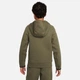 Підліткова толстовка Nike Zip-Up Sweatshirt Tech Fleece XL Хакі FD3285-222 - зображення 2