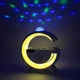 Бездротова зарядна станція – нічник з Bluetooth-колонкою, RGB підсвіткою та диско-кулею YN-2366 15 Вт - изображение 4