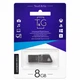 Флешка T&G Metal 8 ГБ USB 2.0 металлическая моноблок серая - изображение 2