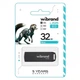 Флешка Wibrand Mink 32GB USB 2.0 с крышкой, черная - изображение 2