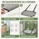 Гамак для кота на окно 50×31 см серый, лежак на присосках до 10 кг - изображение 5