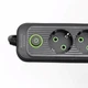 Сетевой фильтр черный с выключателем 3 розетки 3хUSB-A 3м HP-5-34 - изображение 5
