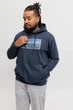 Худі з принтом Jack&Jones синій 4XL (ssw-010-blue-3241) - изображение 2