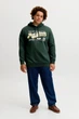 Худі з принтом Jack&Jones темно-зелений 8XL (ssw-011-green-3259) - изображение 3