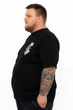 Футболка з принтом "Міські нашивки" Big Team чорна 7XL (500525-6766) - зображення 3