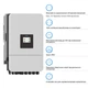 Гибридный инвертор DEYE SUN-14K-SG05LP3-EU-SM2 14KW 48V 2 MPPT Wi-Fi 220/380V Трехфазный - изображение 3