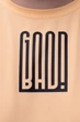 Футболка з принтом "Good-Bad" Big Team персиковий 4XL (500573-peach-13046) - зображення 4