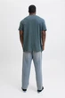Футболка з принтом "Jack&Jones" Jack&Jones сіро-синя 8XL (500618-blue-12331) - зображення 5