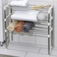 Полиця органайзер для мікрохвильової печі, 65x60x25см, Multifunctional storage rack / Полиця-стелаж універсальна - зображення 2