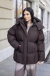 Зимова куртка Mila Nova К-402 44 шоколад - изображение 1
