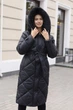 Пальто зимнее Mila Nova ПВ-391 54 черное - изображение 1