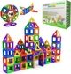 Магнітний конструктор Desire Deluxe Magnetic Blocks 94 деталі для створення 2D та 3D геометричних фігур ABS-пластик багатоколірний від 3 років - Уцінка - зображення 1