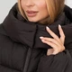 Зимний женский пуховик UF-Fashion 1135-BM M коричневый - изображение 7