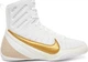 Обувь для бокса Nike Machomai 3 белая, золотистая 40 (7US) 25 см - изображение 1