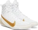 Обувь для бокса Nike Machomai 3 белая, золотистая 40 (7US) 25 см - изображение 2