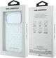 Etui Karl Lagerfeld IML Rhinestones Allover and Electroplated Logo do Apple iPhone 18 Pro Max / 17 Pro Max Białe (3666339650629) - obraz 6