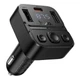 Автомобільний Bluetooth-трансмітер Hoco E87 USB-A + USB-C QC PD 35W Black (6942007658980) - зображення 1