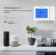 Умный Wi-Fi термостат Hualans для газового котла с приложением TUYA 90-240V сенсорный экран LCD белый, уценка - изображение 2