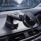 Автотримач ACEFAST D67, QI2, 25W, cooling wireless charging car holder with suction cup, 4.7-6.9", black - зображення 7