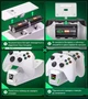 Док-станция BEBONCOOL + 2 аккумулятора 2555 mAh для геймпадов Xbox One (S/X) / Elite / Series (S/X) White - изображение 4