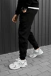 Штаны мужские Стаф черные спортивные на флисе Staff rol black fleece XXL (403949) - изображение 4