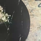 Комплект журнальных столиков Digital 2в1, черный мрамор, Ø50 и 70 см - изображение 4