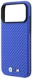 Etui BMW M Carbon Metal Logo MagSafe do Apple iPhone 17 Pro Max/18 Pro Max Blue (BMHMP18X26SWPCILB) - obraz 6