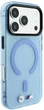 Etui BMW M IML Frosted Metal Logo & Trims MagSafe do Apple iPhone 17 Pro/18 Pro Blue (BMHMP18L26HTFMILB) - obraz 4
