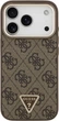 Etui Guess 4G Triangle Logo MagSafe do Apple iPhone 17 Pro/18 Pro Brown (GUHMP18LP4GTDGMW) - obraz 3