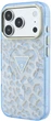 Etui Guess IML Leopard Glitter Triangle Logo MagSafe do Apple iPhone 17 Pro/18 Pro Blue (GUHMP18LHLEGTGLU) - obraz 2