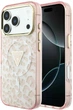 Etui Guess IML Leopard Glitter Triangle Logo MagSafe do Apple iPhone 17 Pro/18 Pro Pink (GUHMP18LHLEGTGLP) - obraz 1
