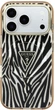 Etui Guess IML Zebra Glitter Triangle Logo MagSafe do Apple iPhone 17 Pro/18 Pro Gold (GUHMP18L6HZPGTLD) - obraz 3