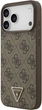 Etui Guess Leather 4G Triangle Strass MagSafe do Apple iPhone 17 Pro Max/18 Pro Max Brown (GUHMP18XP4TDPW) - obraz 2