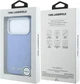 Etui Karl Lagerfeld Grained Allover Logo Metal Elongated MagSafe do Apple iPhone 17 Pro Max/18 Pro Max Blue (KLHMP18XPSKLFOFB) - obraz 8