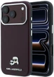 Etui Karl Lagerfeld Grained Choupette Head Metal MagSafe do Apple iPhone 17 Pro Max/18 Pro Max Burgundy (KLHMP18L6PSKCHLR) - obraz 1