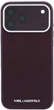Etui Karl Lagerfeld Grained Elongated Logo MagSafe do Apple iPhone 17 Pro Max/18 Pro Max Burgundy (KLHMP18XPSWGKLR) - obraz 3
