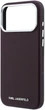 Etui Karl Lagerfeld Grained Elongated Logo MagSafe do Apple iPhone 17 Pro Max/18 Pro Max Burgundy (KLHMP18XPSWGKLR) - obraz 6
