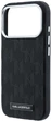 Etui Karl Lagerfeld Grained Mono Resin Logo MagSafe do Apple iPhone 17 Pro Max/18 Pro Max Black (KLHMP18X6PWKLMHK) - obraz 6