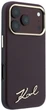 Чохол для смартфона Karl Lagerfeld Saffiano Small Script Metal Logo MagSafe для Apple iPhone 17 Pro/18 Pro Burgundy (KLHMP18L6PWSKSR) - зображення 4