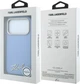 Etui Karl Lagerfeld Saffiano Small Script Metal Logo MagSafe do Apple iPhone 17 Pro/18 Pro Light Blue (KLHMP18L6PWSKSB) - obraz 8