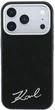 Etui Karl Lagerfeld Saffiano Small Script Metal Logo MagSafe do Apple iPhone 17 Pro Max/18 Pro Max Black (KLHMP18X6PWSKSK) - obraz 3