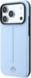 Etui Mercedes-Benz Leather Semi Wrap Iconic Line MagSafe do Apple iPhone 17 Pro/18 Pro Blue (MEHMP18L25PFWSTB) - obraz 2