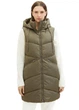 Теплый жилет удлиненный женский Tom Tailor 195840 XL Хаки (2200005165195) - изображение 1