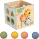 Drewniana kostka edukacyjna Tooky Toy Wiosenna 5 w 1 TP551 (6976831555573) - obraz 2