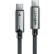 Кабель Acefast C19-03 USB 2.0 Type-C to Type-C M-M 1.2 м 60W Black (6974316284475) - изображение 1