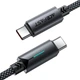 Кабель Acefast C19-03 USB 2.0 Type-C to Type-C M-M 1.2 м 60W Black (6974316284475) - изображение 3