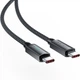 Кабель Acefast C19-03 USB 2.0 Type-C to Type-C M-M 1.2 м 60W Black (6974316284475) - изображение 4