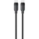 Кабель Acefast C16-03 USB 2.0 Type-C to Type-C M-M 1.2 м 60W TPE Black (6974316283805) - изображение 1