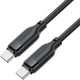 Кабель Acefast C16-03 USB 2.0 Type-C to Type-C M-M 1.2 м 60W TPE Black (6974316283805) - изображение 2